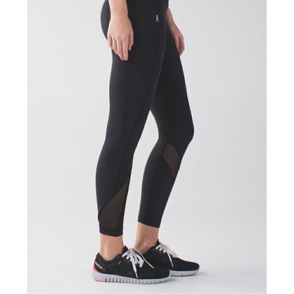 Lululemon run inspire tight mesh black - Picture 1 of 4